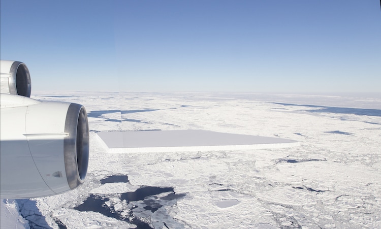 Tabular Iceberg Panorama by NASA