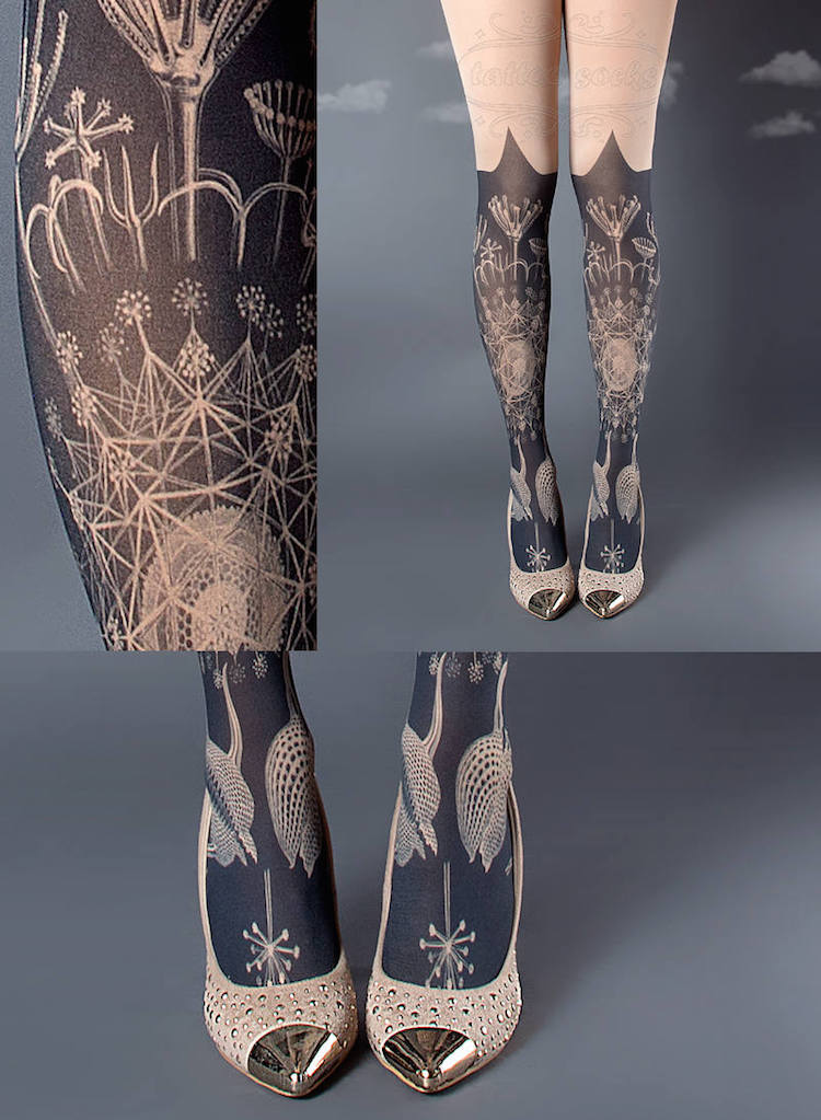 Patterned Tights Leg Sleeve Tattoos by tattoosocks