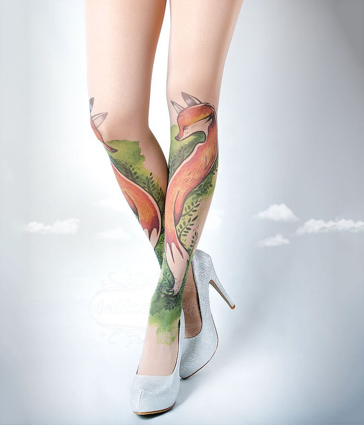 Medias Estampadas Tatuajes en las Piernas por tattoosocks