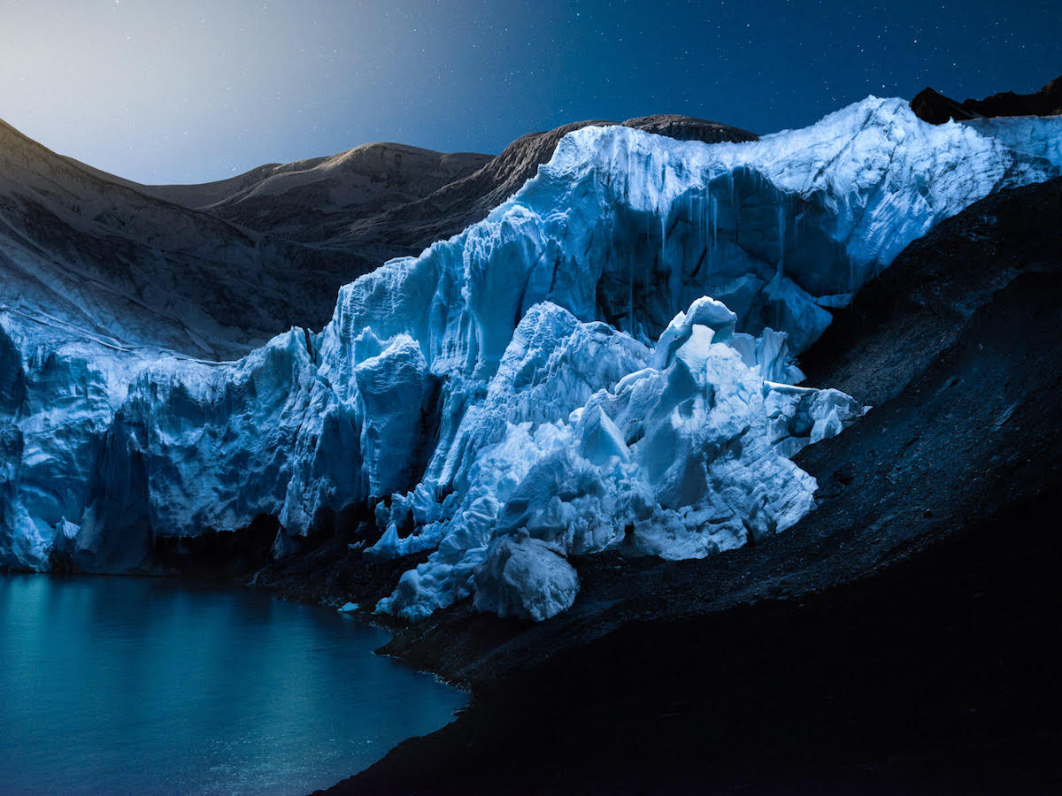 Fotografías de Glaciares con Dron por Reuben Wu