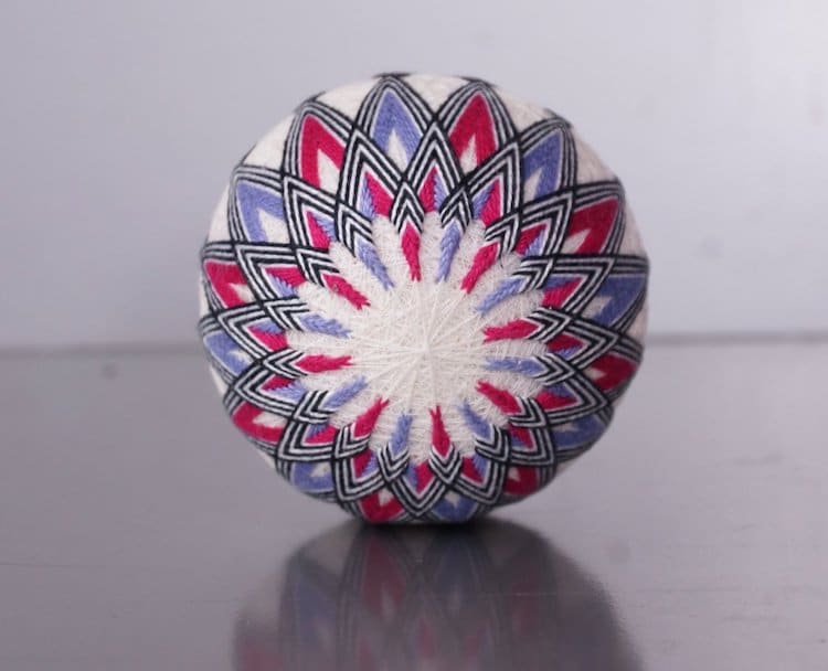 Embroidered Temari Balls Japanese Embroidery