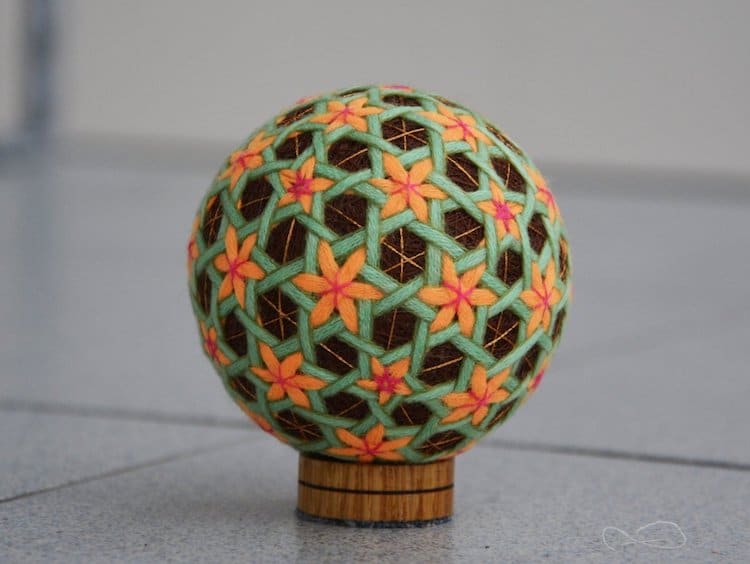 Embroidered Temari Balls Japanese Embroidery