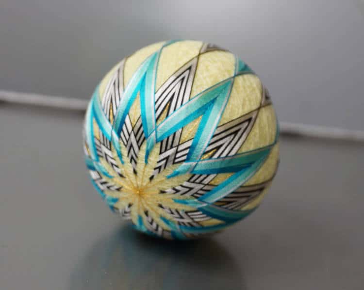 Embroidered Temari Balls Japanese Embroidery