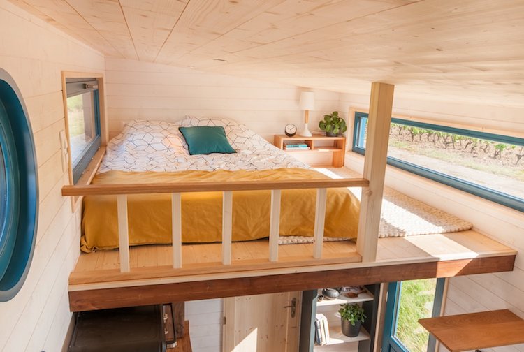 Stylish 140 Foot Tiny Home On Wheels Boasts Two Full Bedrooms