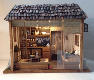 Artist Crafts Incredible Detailed Dioramas of Traditional Japanese Houses