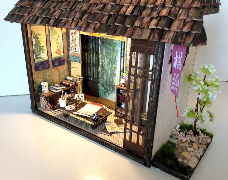 Maquetas de Casas Japonesas Tradicionales por Simon Lo