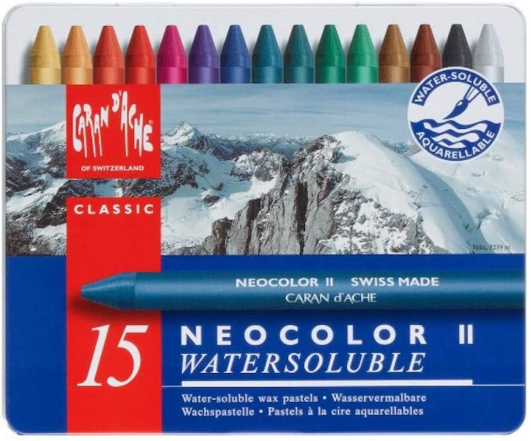 Crayones de acuarela