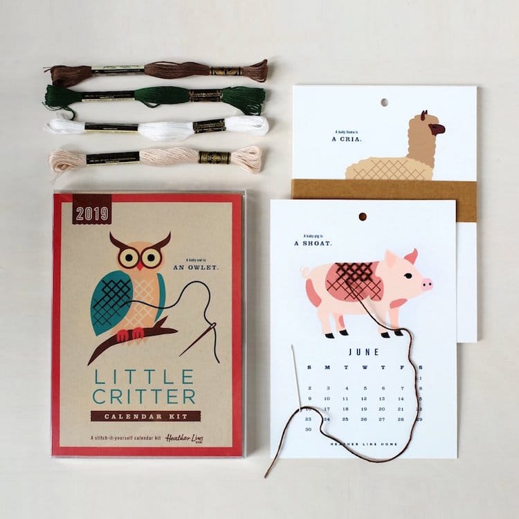 2019 Calendar Craft Kits Heather Lins Home