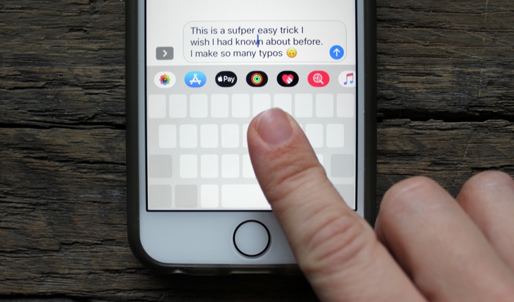 Cool iPhone Trick Makes Fixing a Typo Much Easier with the Spacebar