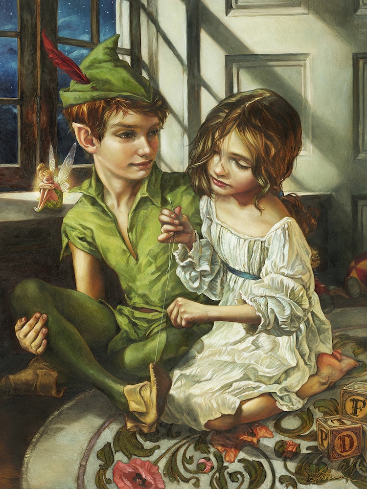 Disney Characters Oil Paintings by Heather Theurer