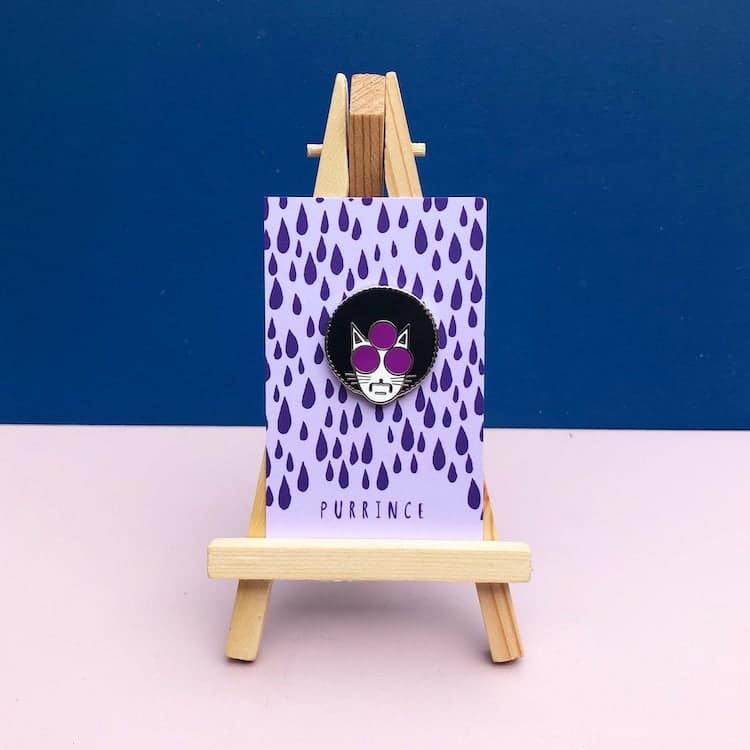 Prince Enamel Pin