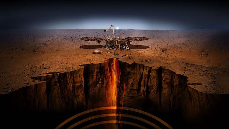 InSight Lander Touchdown on Mars