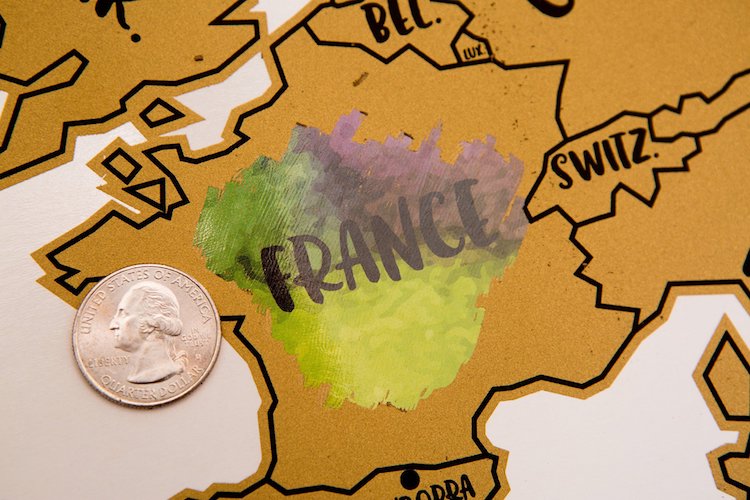 Whimsical Watercolor Scratch Off Maps Let You Leave Your Mark All Over the  World