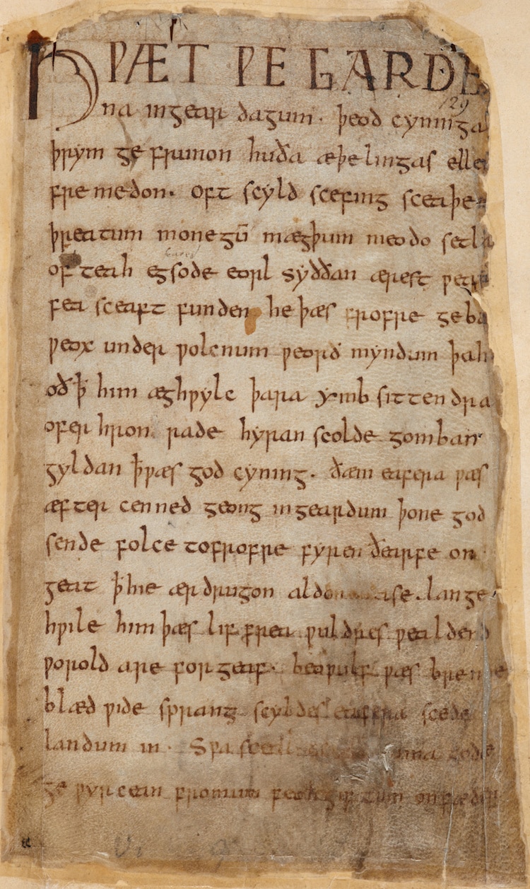 Four Surviving Old English Manuscripts on Display at the British