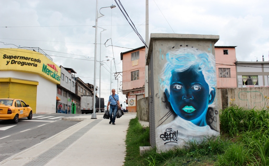 Negative Painted Street Art by Sepc