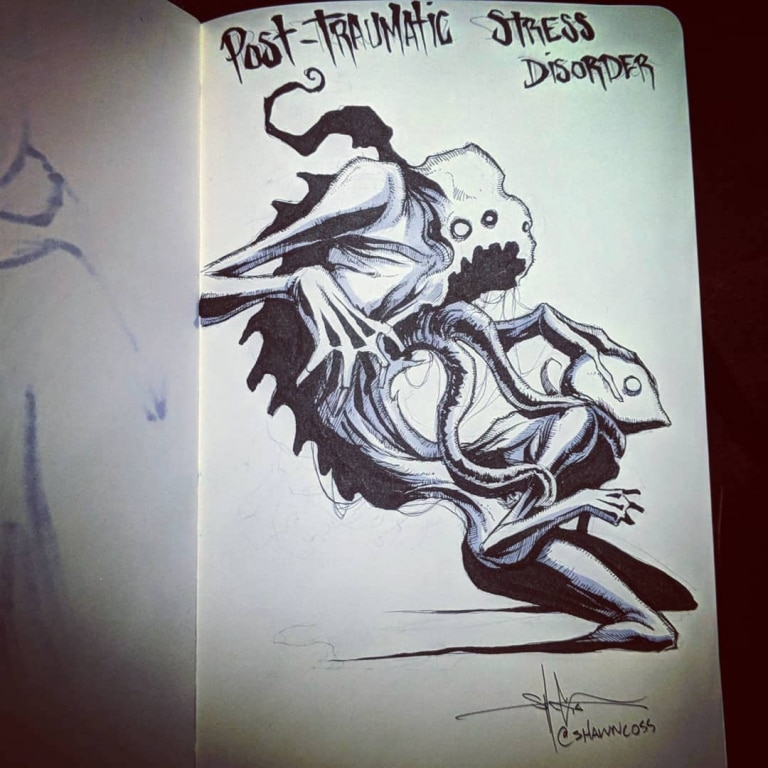 Interview: Artist Creates Inktober Mental Illness to Erase Stigma