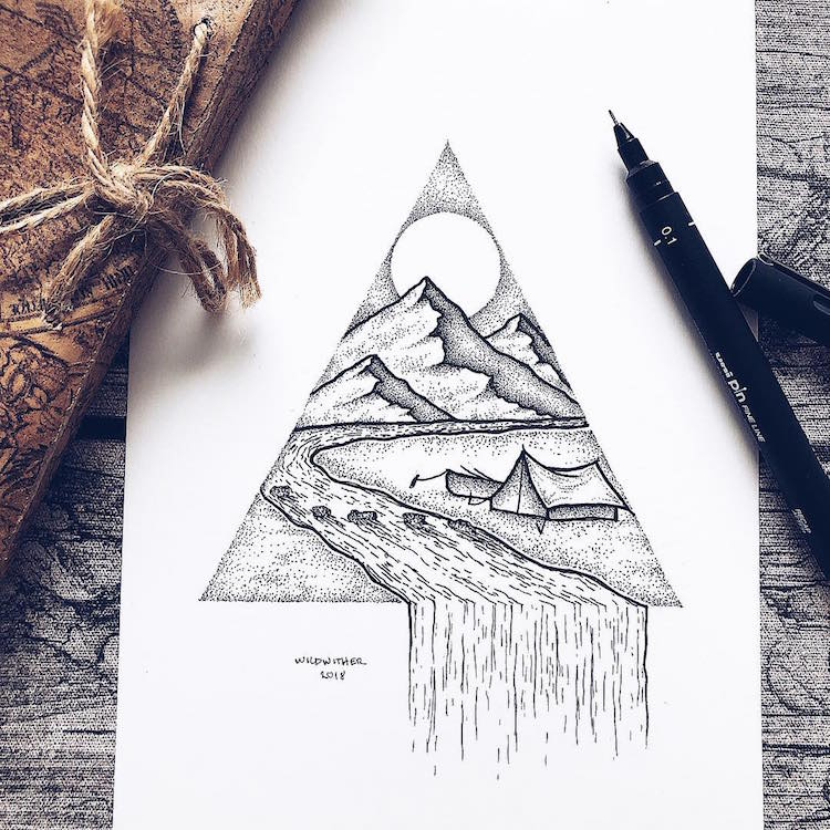 Stippling Art by Josefine Svärd