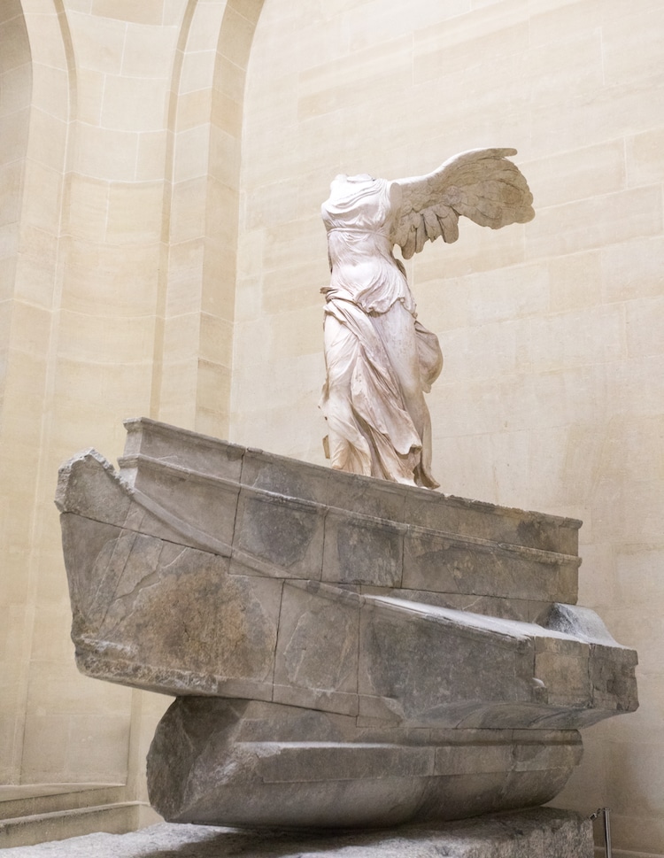 The Winged Victory of Samothrace Louvre Nike Statue