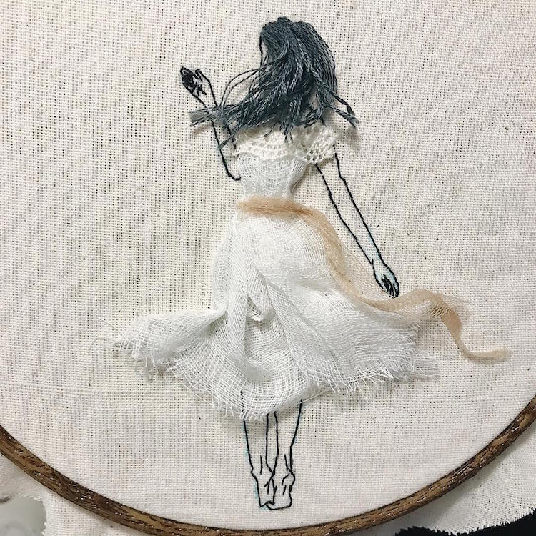 3D Embroidery by Ceren Kayra Handmade