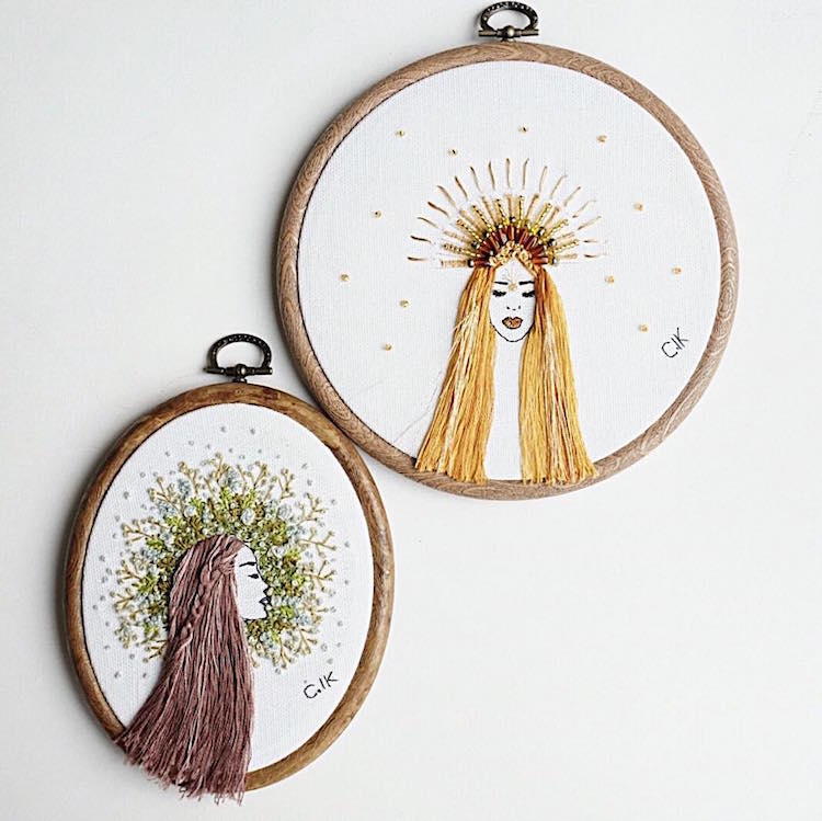 3D Embroidery by Ceren Kayra Handmade