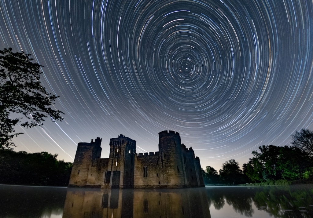 Bodiam Castle Under the Stars