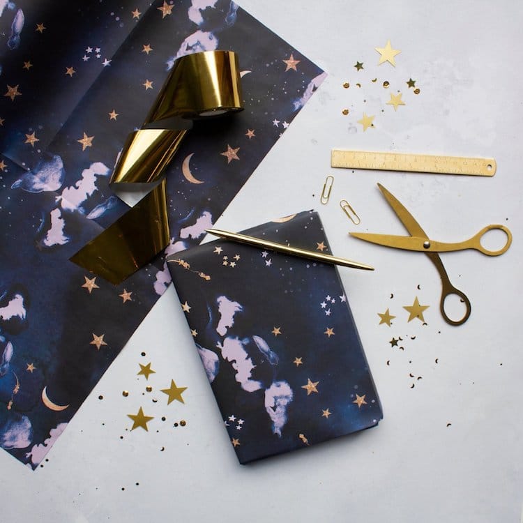 artistic wrapping paper