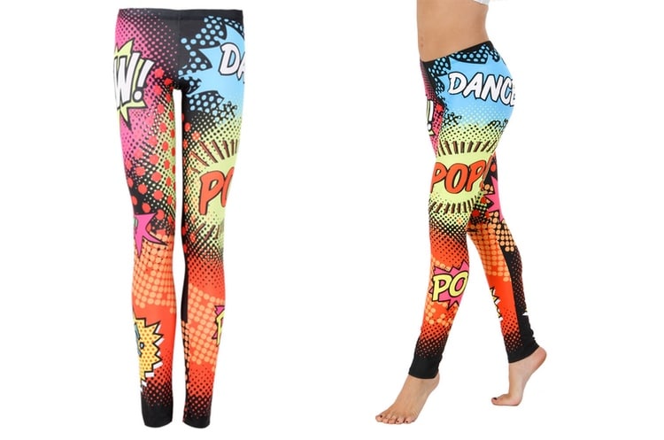 Leggings de baile coloridos