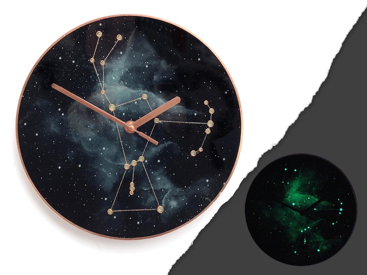 Glass Art Planet Clocks by Milica Dimitrova