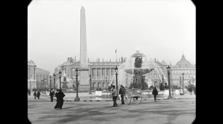 Lumiere Brothers 1890s Paris Footage 19th Century Paris