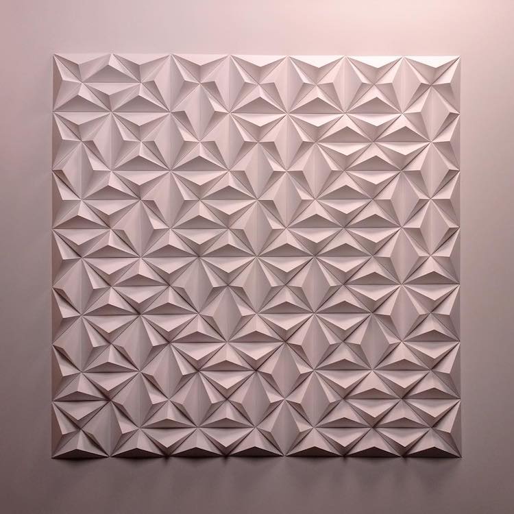 3D Paper Sculpture by Matthew Shlian