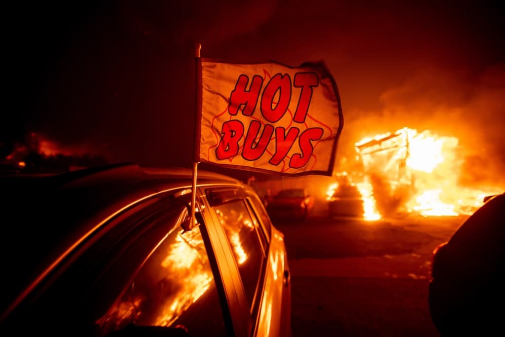 Photos du feu de camp en Californie par Noah Berger Photojournaliste
