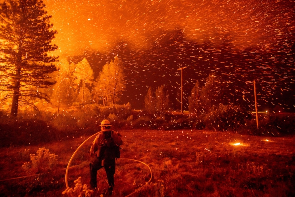 Photos du feu de camp en Californie par Noah Berger Photojournaliste