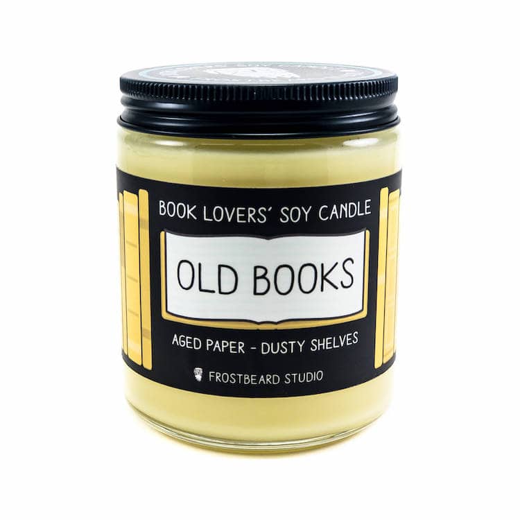 Old Books Candle, an Alternative to Oprah's Favorite Things