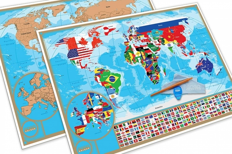 scratch off map travel