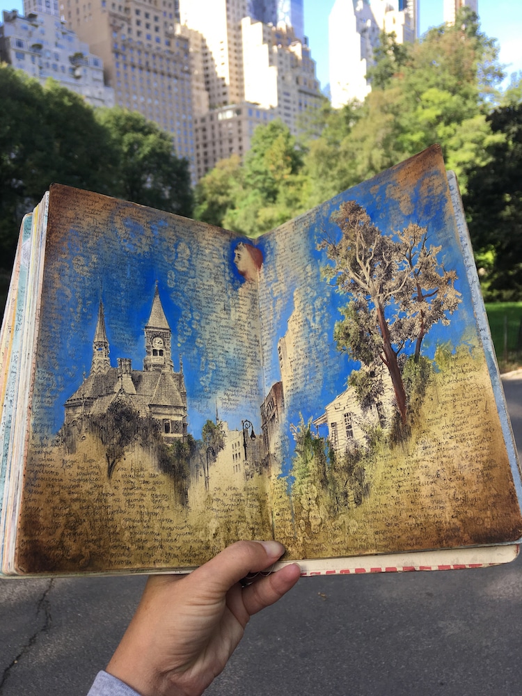 How To Photograph Your Sketchbook Art