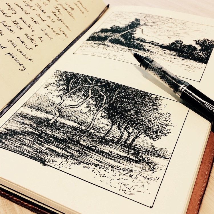 14 Creatives Offer a Rare Chance to See Their Beautiful Art Sketchbooks