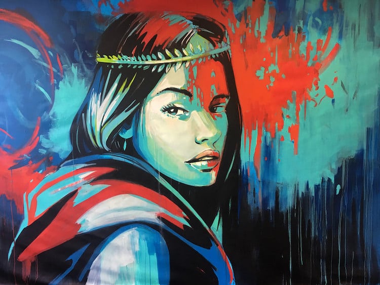 Acrylic Painting by Alice Pasquini