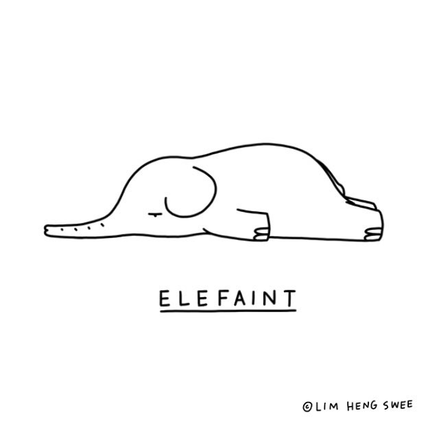 Animal Puns Illustrations by Lim Heng Swee