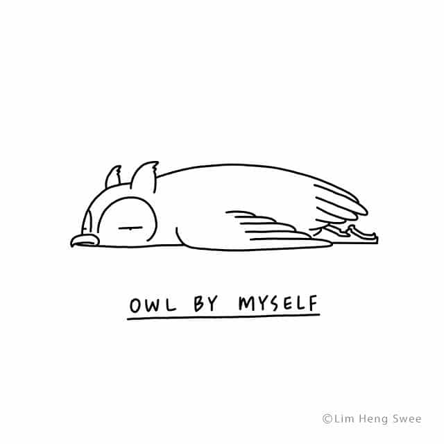 Animal Puns Illustrations by Lim Heng Swee