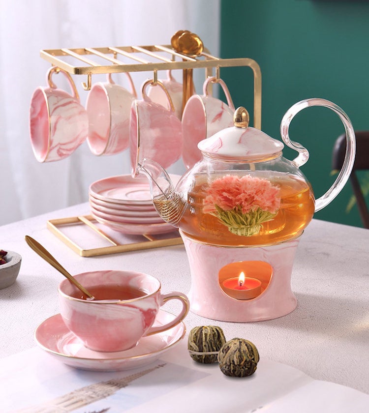 Blooming Flower Tea Set