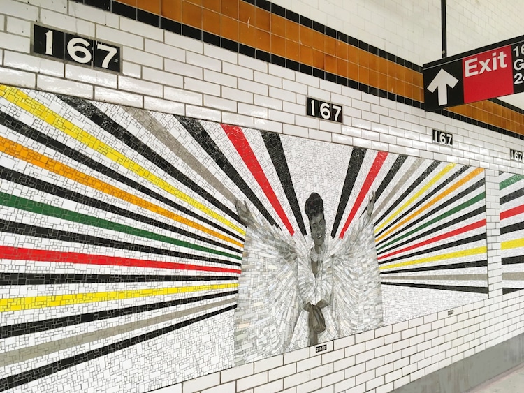íconos del bronx murales en el metro de Nueva York Rico Gaston