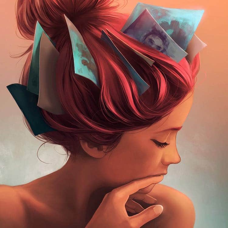 Ilustraciones digitales surrealistas por Cyril Rolando