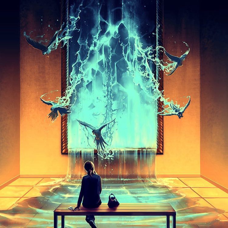 Ilustraciones digitales surrealistas por Cyril Rolando