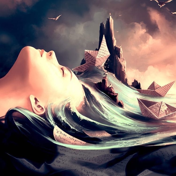 Ilustraciones digitales surrealistas por Cyril Rolando