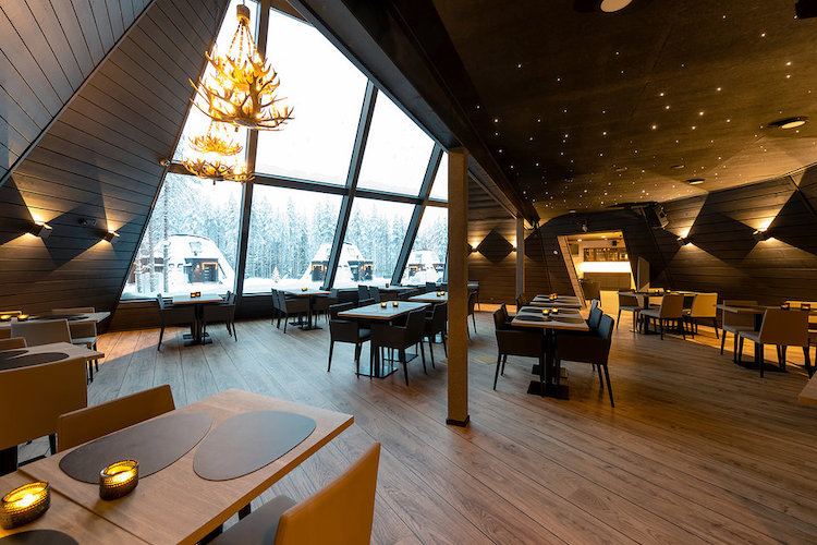 Glass Resort at Santa Claus Village in Rovaniemi, Finland