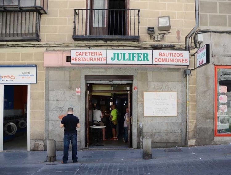 Madrid No-Frills Dive Bars Photos by Leah Pattem