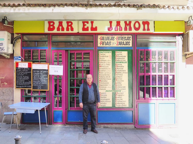 bares de Madrid No-Frills por Leah Pattem bar el jamón