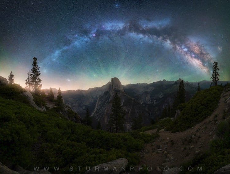Milky Way Over Yosemite by Derek Sturman