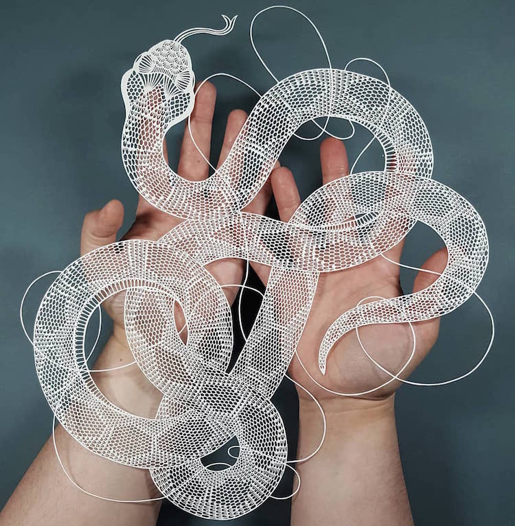 Artist Crafts Intricate NatureInspired Paper Cutting Art