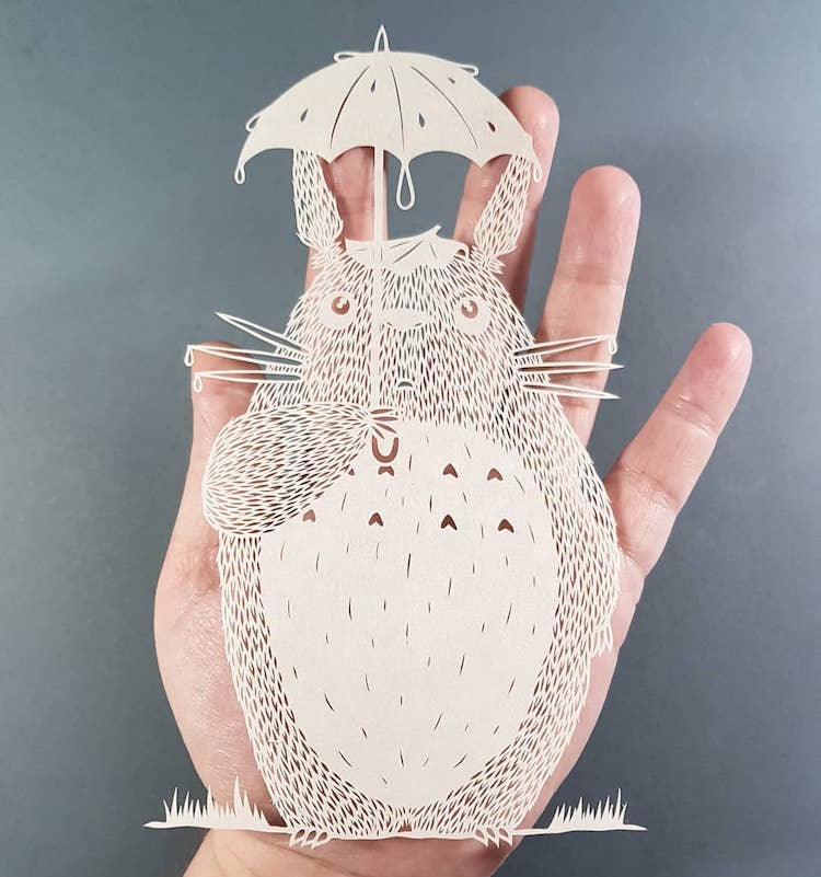 Paper Cutting art by Pippa Dyrlaga